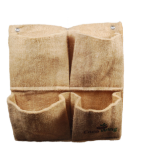 CocoWing Jute Grow Bags 4 Pockets