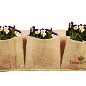 CocoWing 3 Pocket Horizontal Hanging Planter-Vertical Garden - Image 2