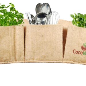 CocoWing 3 Pocket Horizontal Hanging Planter-Vertical Garden - Image 4