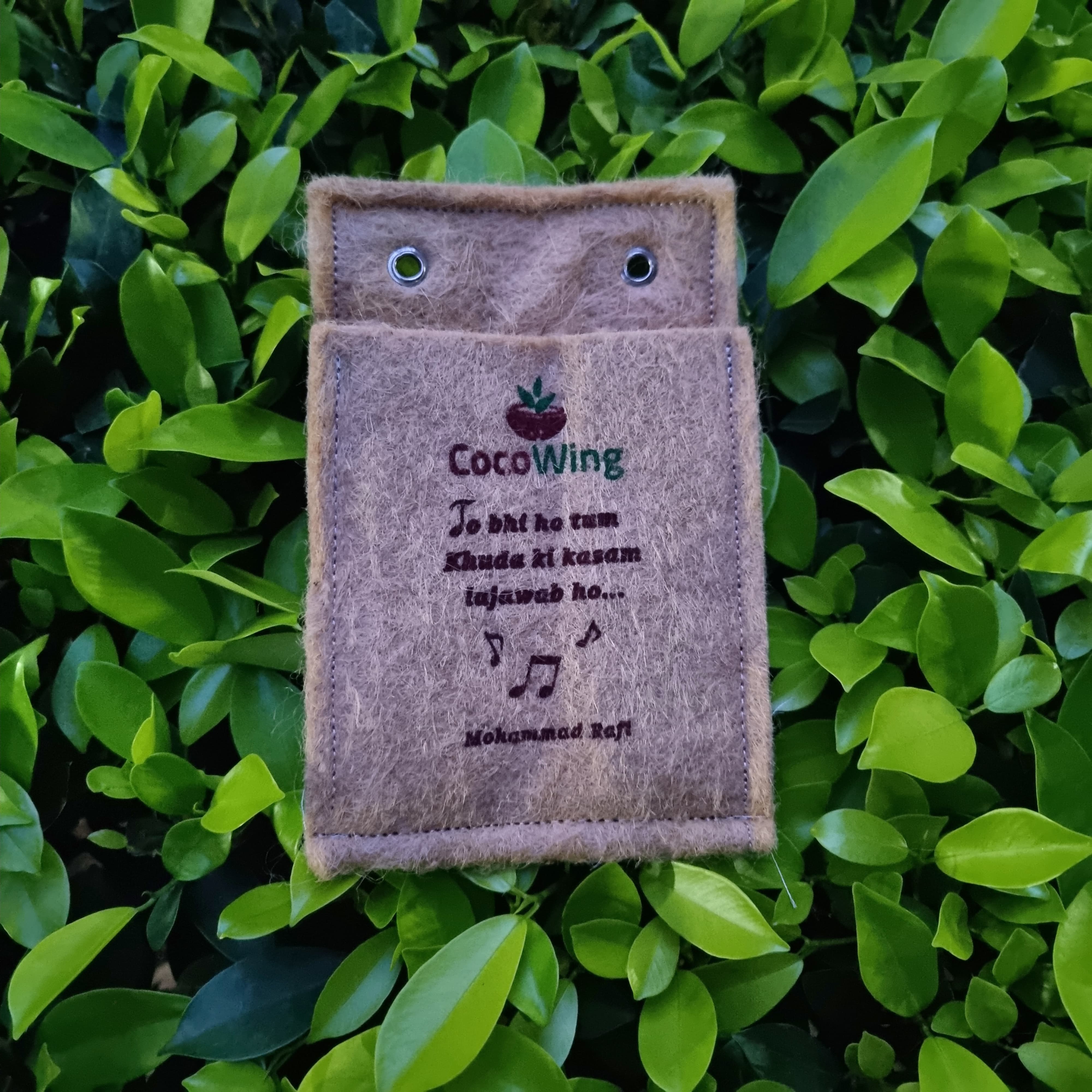 CocoWing “Jo Bhi Ho Tum Khuda Ki Kasam Lajawab Ho” Romantic Couple Gift |Hanging Wall Pocket for home
